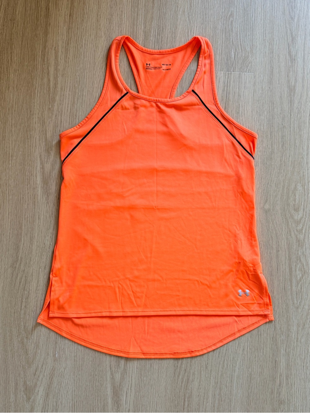 💫 3 for $15! 💫 Under Armour Heat Gear Racerback Tank in Neon Orange size M